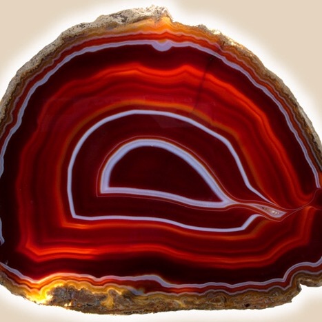 Rise Erasure virkningsfuldhed Red Agate - Canadian Stained Glass Warehouse
